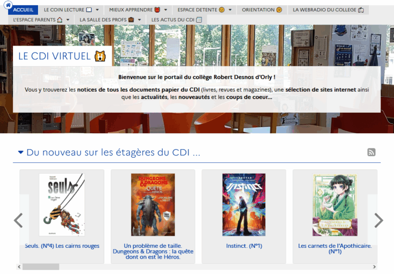 Découvre les nouveautés